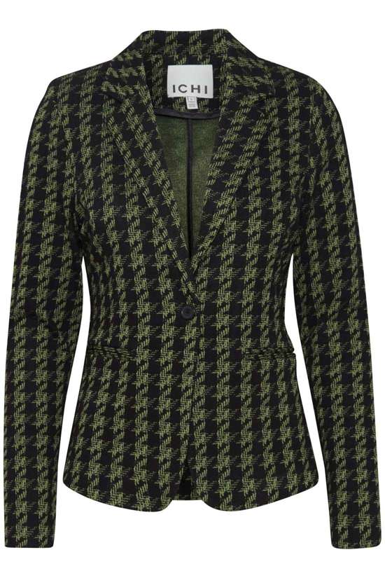 parrot green houndstooth