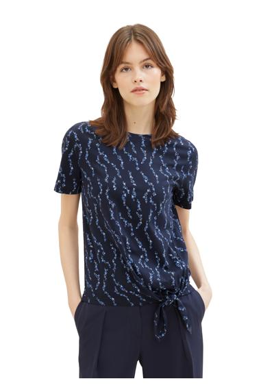 navy mid blue heart print