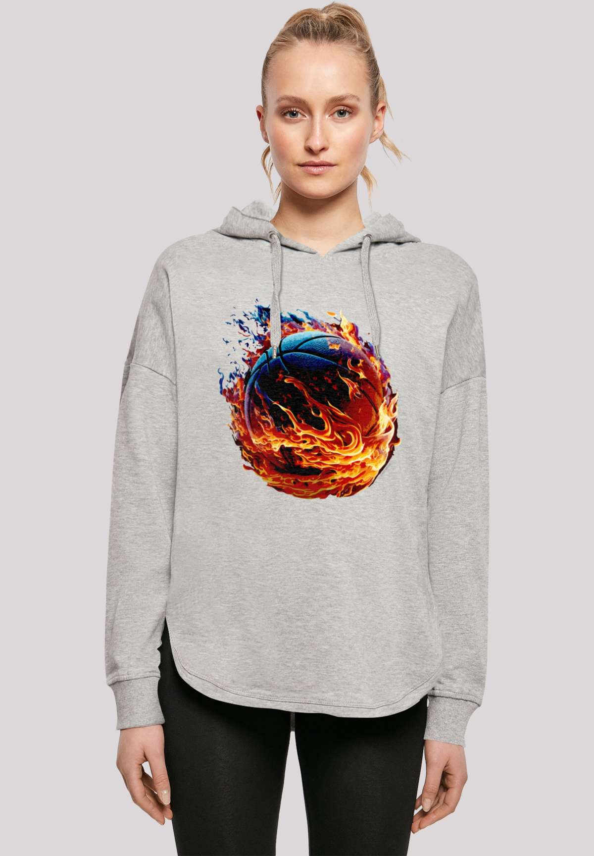 Толстовка с капюшоном Basketball On Fire Sport OVERSIZE HOODIE