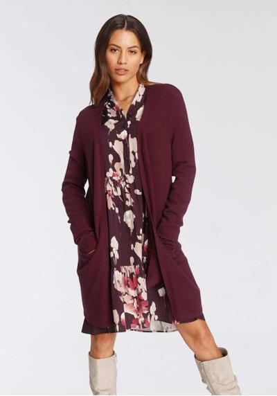 bordeaux (strickjacke aus nachhaltigem material)