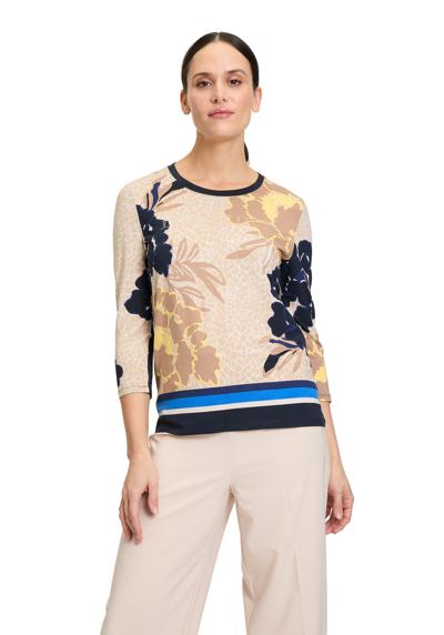 рубашка с рукавом 3/4 Ringelshirt mit Rippbündchen