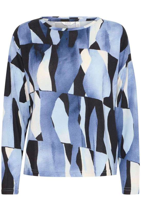 dusty blue abstract mix