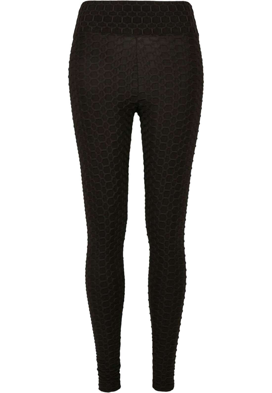 леггинсы Urban Classics Damen Ladies High Waist Honeycomb Leggings