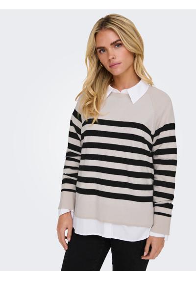Birch Stripes:Melange/Black