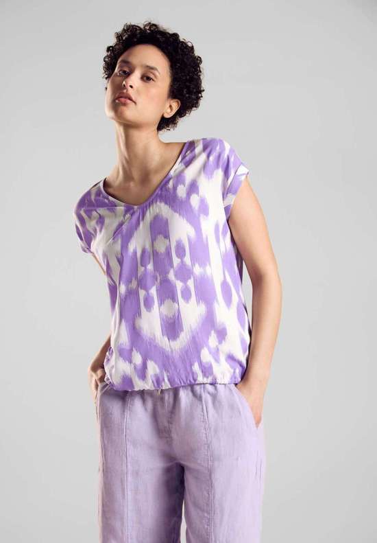 Блузка с короткими рукавами