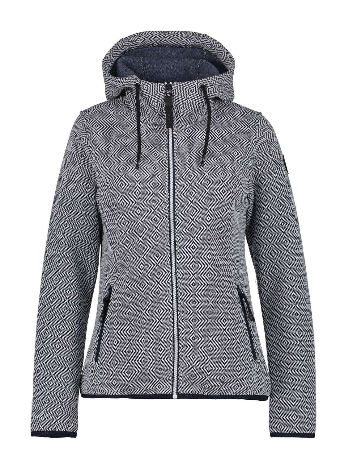 Вязаная флисовая куртка D STRICKFLEECEJACKE ADRIAN