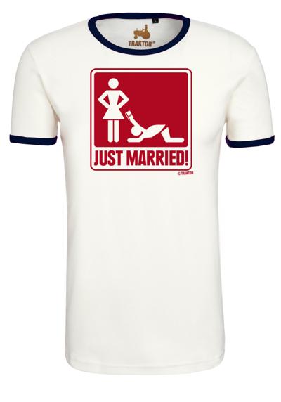 Футболка с забавным принтом Just Married