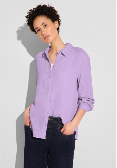 Блузка-рубашка со структурой