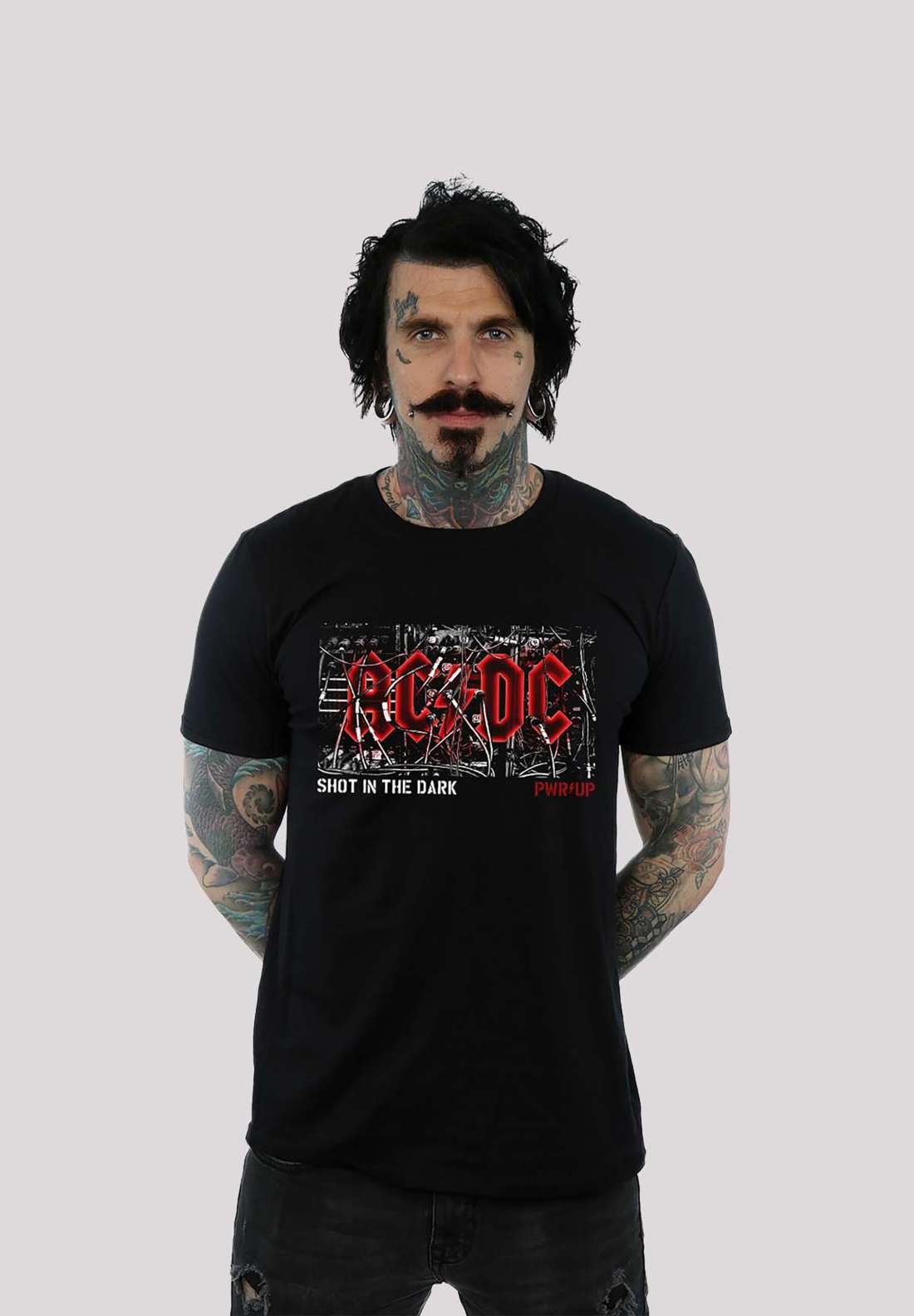 футболка ACDC PWRUP Cable Logo für Kinder & Herren