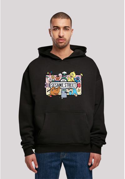 Толстовка с капюшоном Sesamstraße Sesame Team Colour