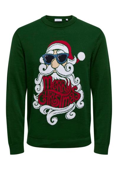 Вязаный свитер ONSXMAS REG 5 PLACE CREW KNIT