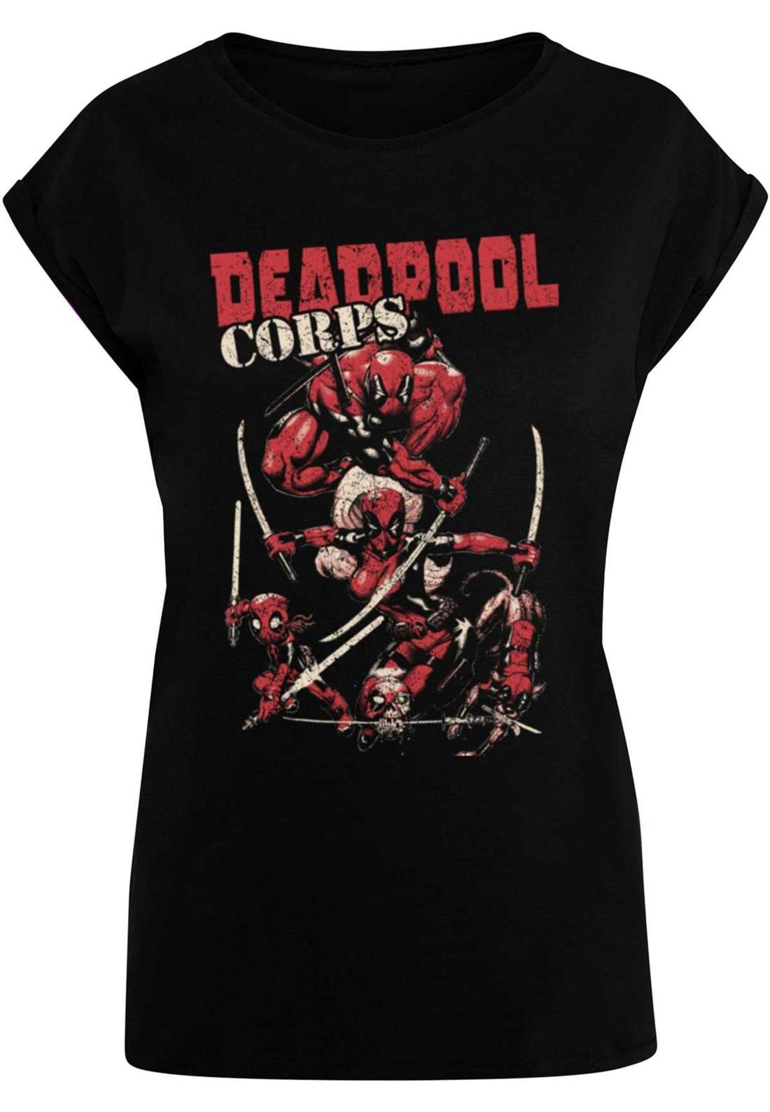 футболка Damen Ladies Deadpool - Family Corps T-Shirt