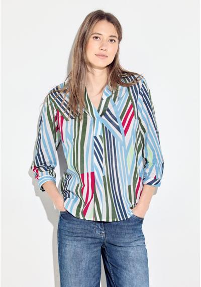Блуза-слип с разноцветными полосками