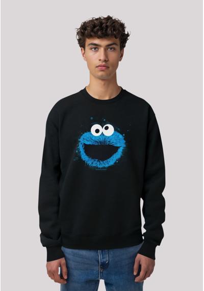 толстовка Sesamstraße Cookie Monster Watercolor