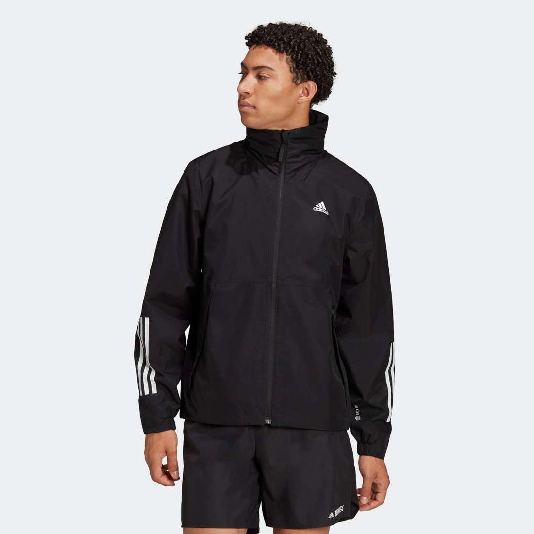Уличная куртка с капюшоном BSC 3STREIFEN RAIN.RDY REGENJACKE