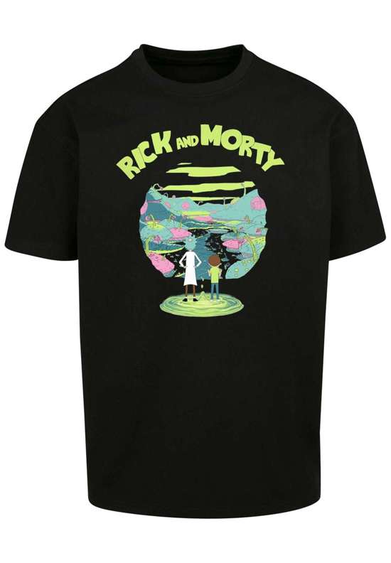 Рубашка с коротким рукавом Herren Rick and Morty with Heavy Oversize Tee