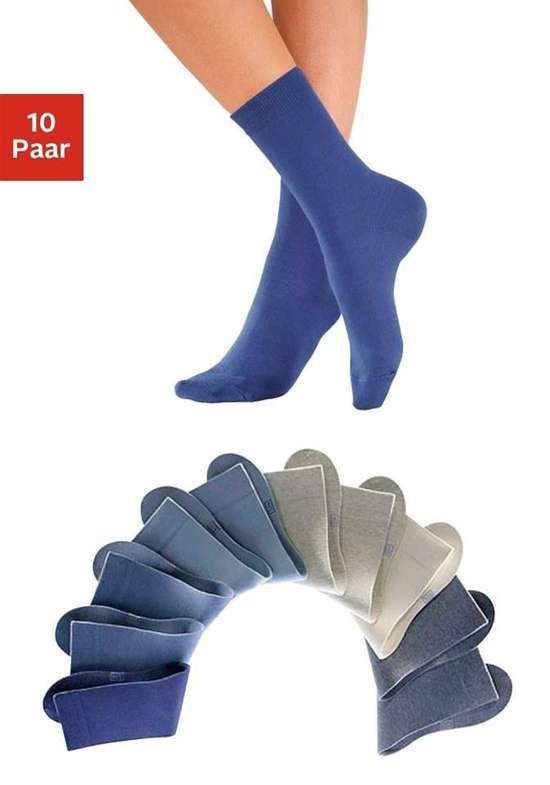 2x jeans, 1x ecru, 2x beige, 2x hellblau, 2x blau,