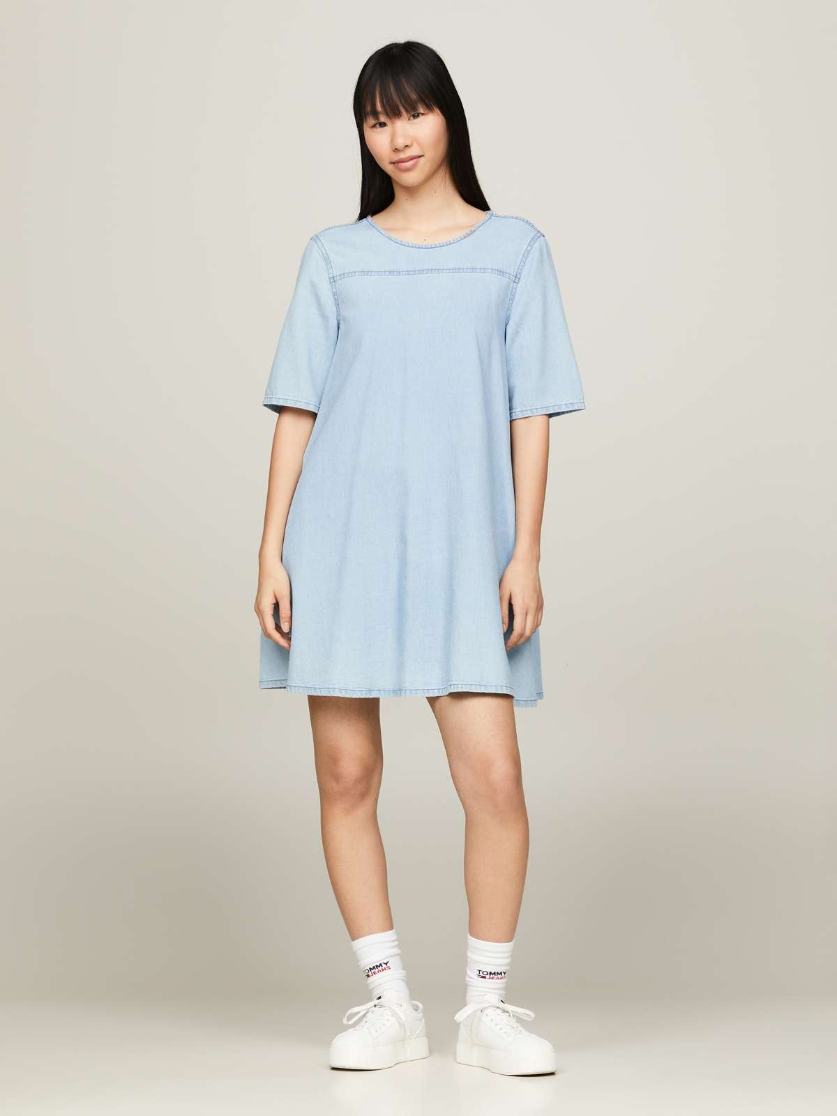 Платье-блузка »TJW CHAMBRAY A-LINE SS DRESS EXT«