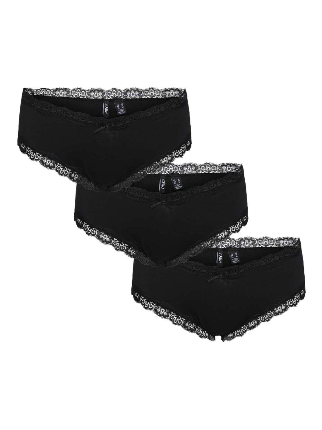 Хипстеры PCNOLA LOW CUT HIPSTER 3-PACK NOOS