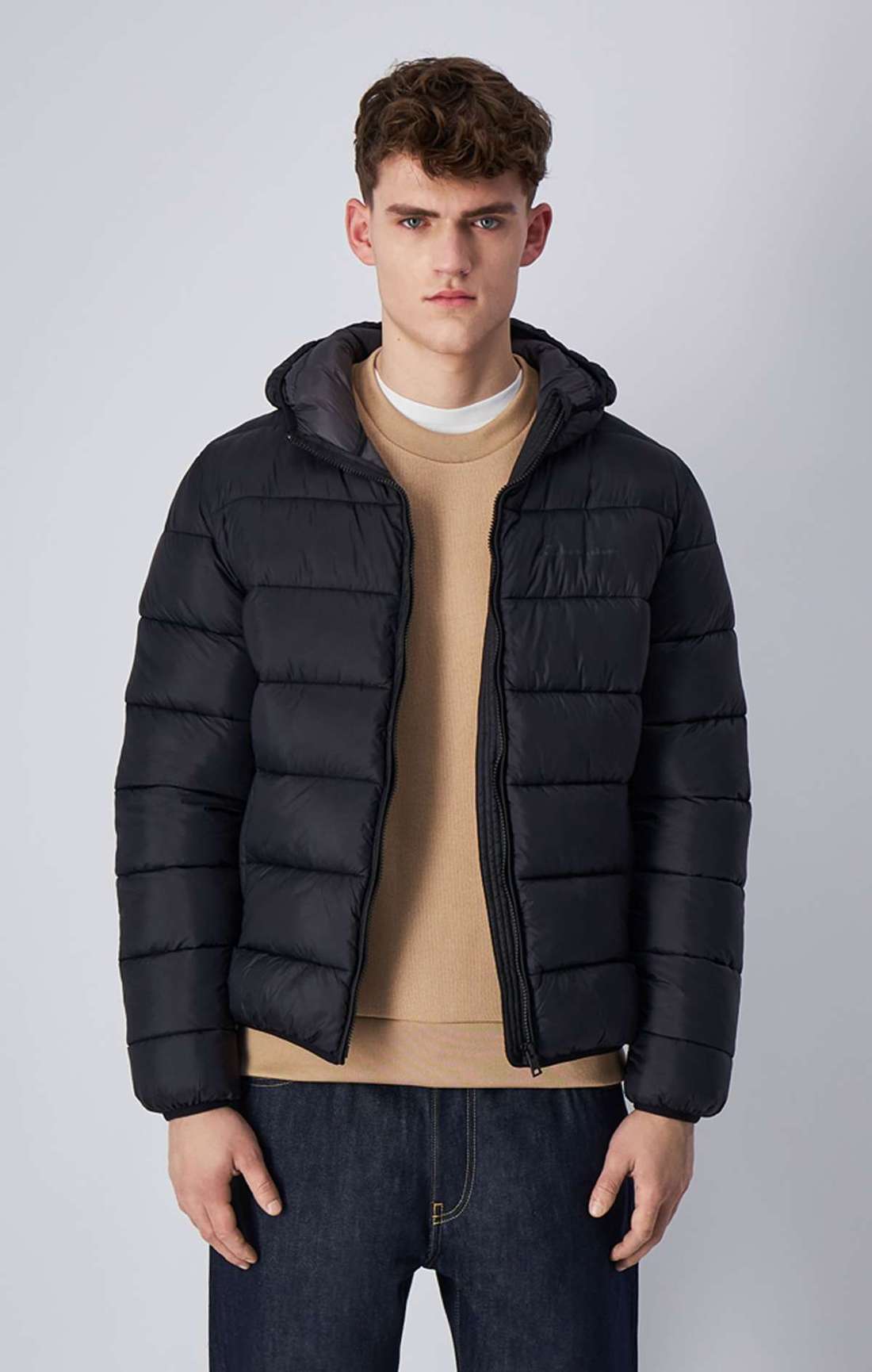 Стеганая куртка с капюшоном Hooded Jacket