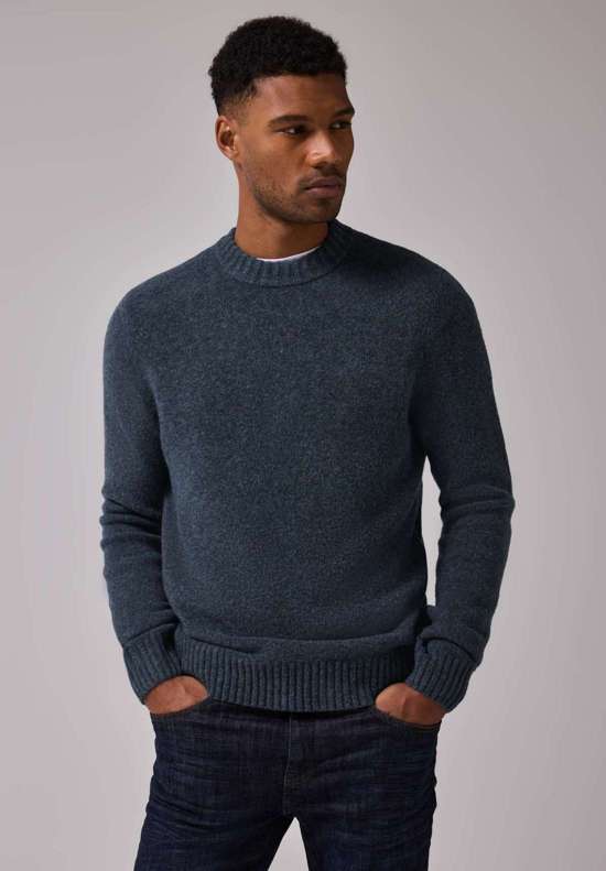 синий меланж