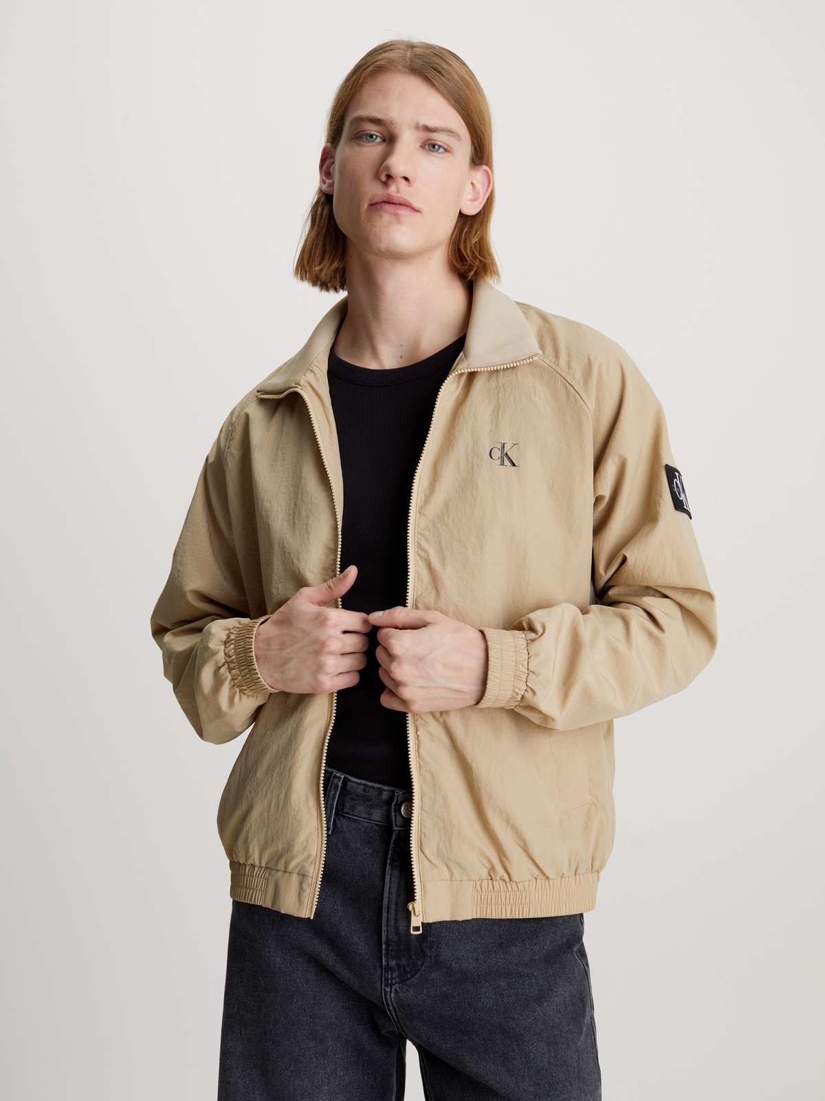 Куртка для отдыха на открытом воздухе с логотипом Calvin Klein