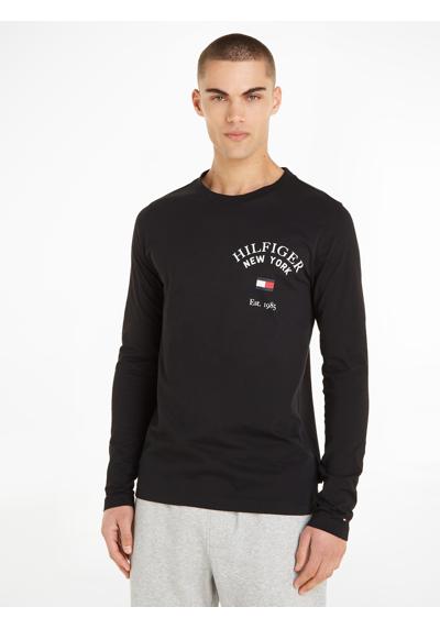 Рубашка с длинными рукавами и принтом Tommy Hilfiger на груди.»ARCH VARSITY LS TEE«