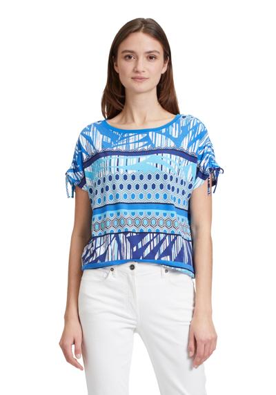 Рубашка с коротким рукавом Casual-Shirt mit Raffung