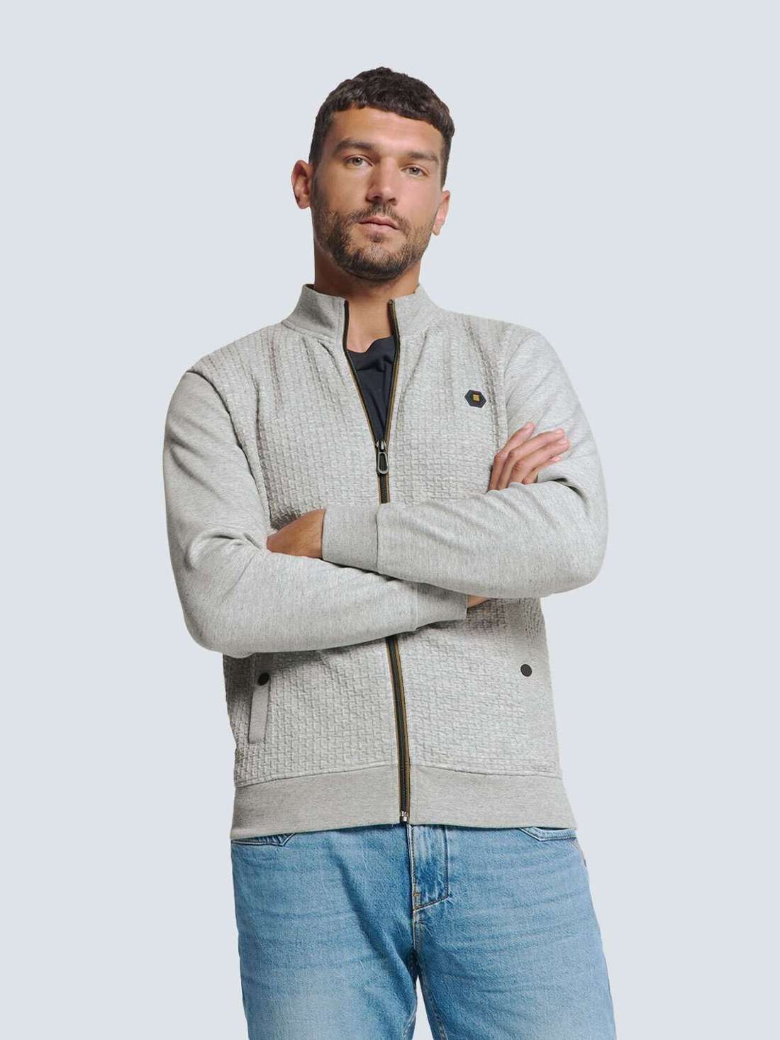 Свитера No Excess Sweatshirt mit Vollreißverschluss