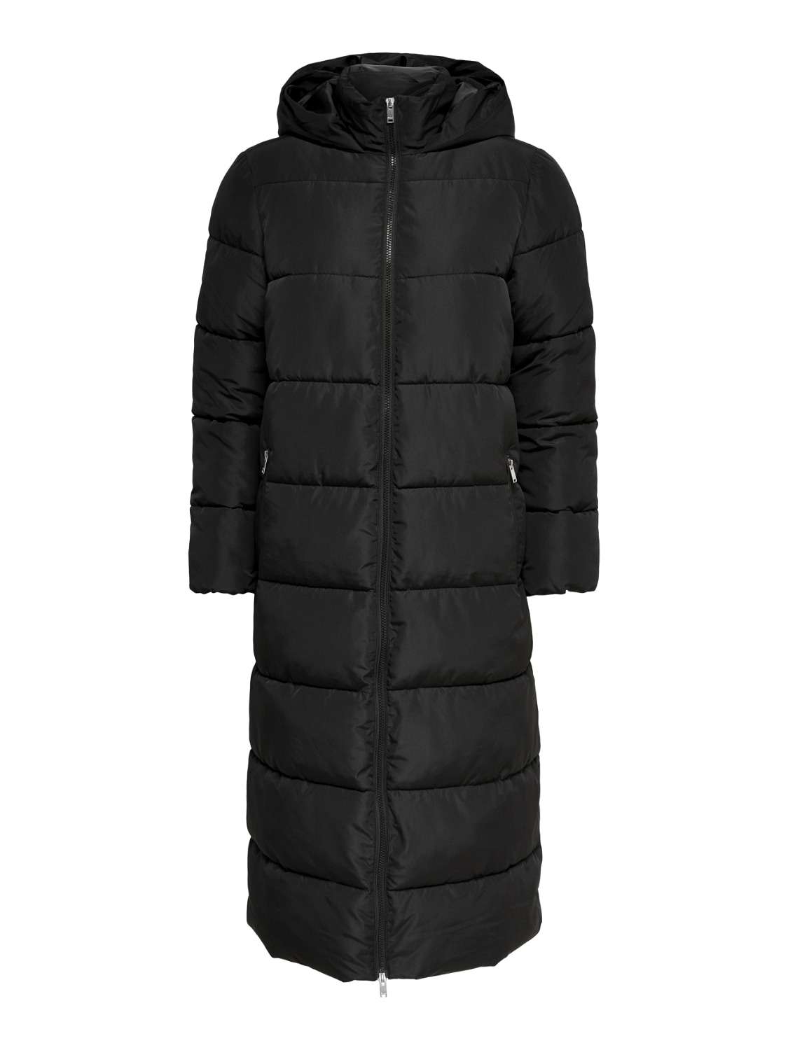 стеганое пальто ONLANNA X LONG HOOD PUFFER COAT OTW