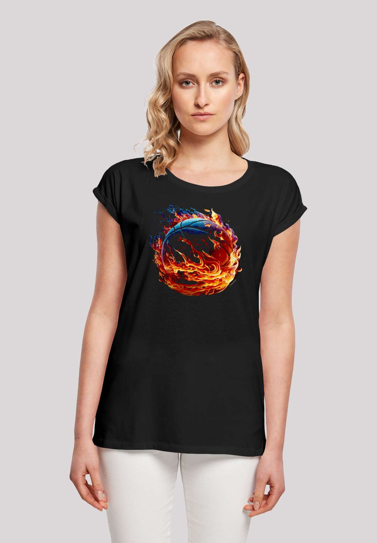 футболка Basketball On Fire Sport SHORT SLEEVE