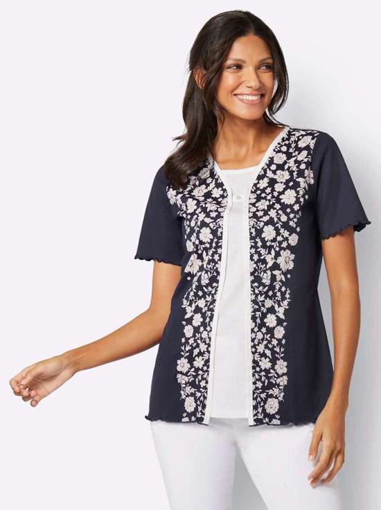 морской синий-экрю