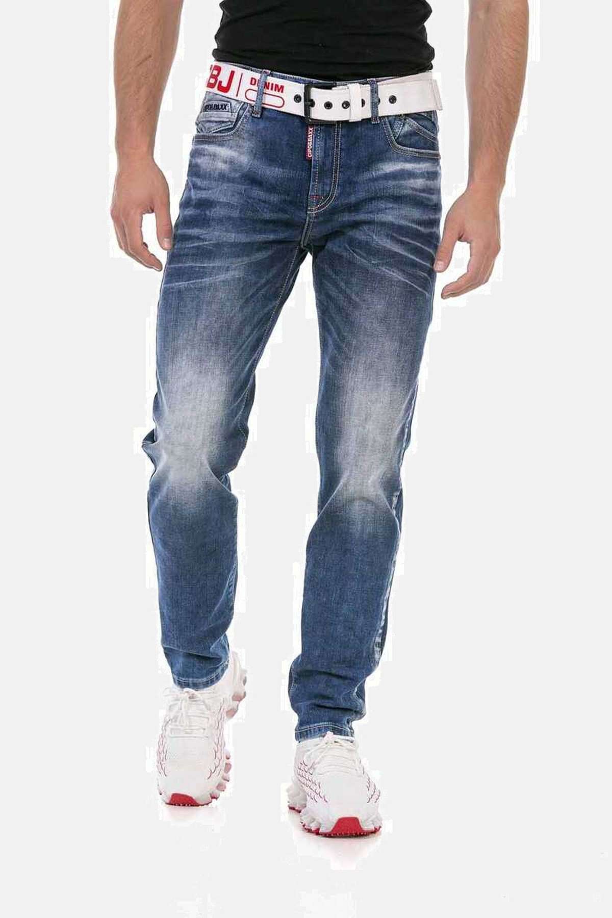 Джинсы с 5 карманами и великолепной вышивкой Jeans