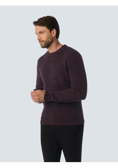 Свитер с круглым вырезом»No Excess Weicher Stretch-Pullover«