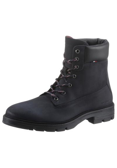 Ботинки на шнуровке с мягкой набивкой по краям голенища.»HILFIGER PADDED NUBUCK BOOT«