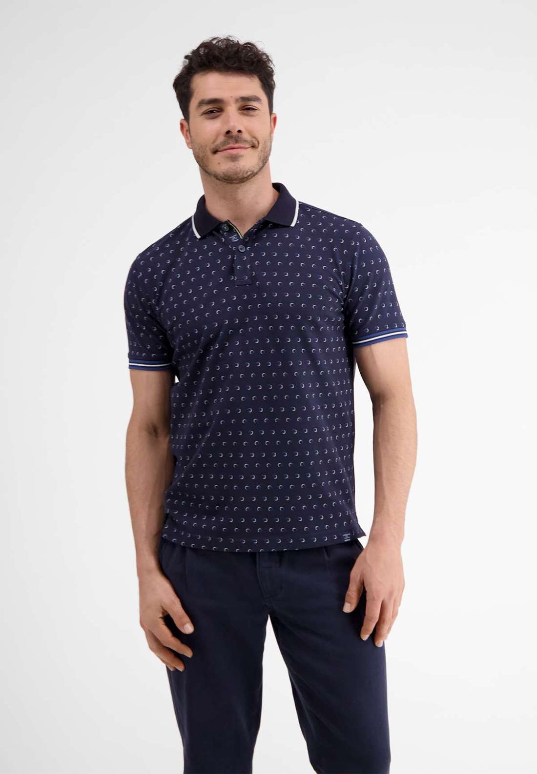 рубашка поло LERROS Poloshirt, Piqué mit AOP