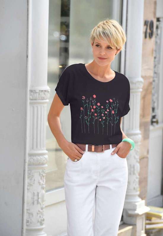 черный-с рисунком