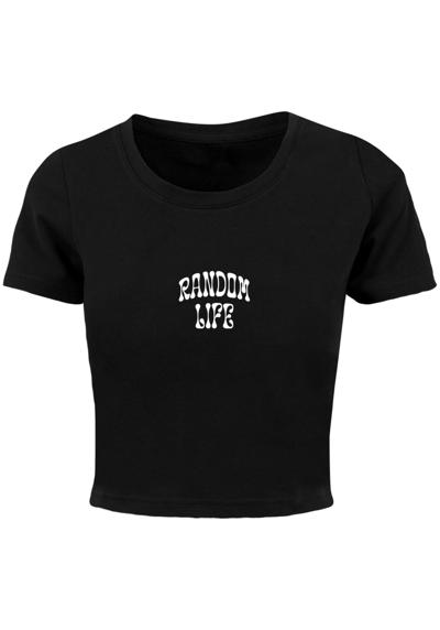 футболка Damen Ladies Random Life Cropped Tee