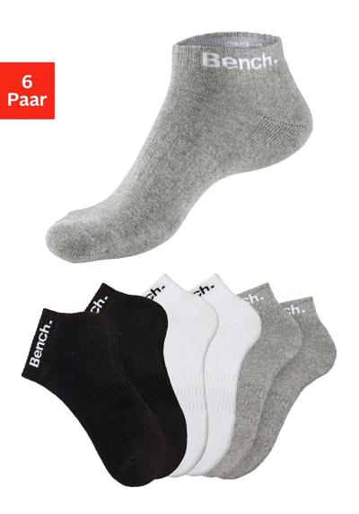 2x schwarz, 2x grau-meliert, 2x weiß