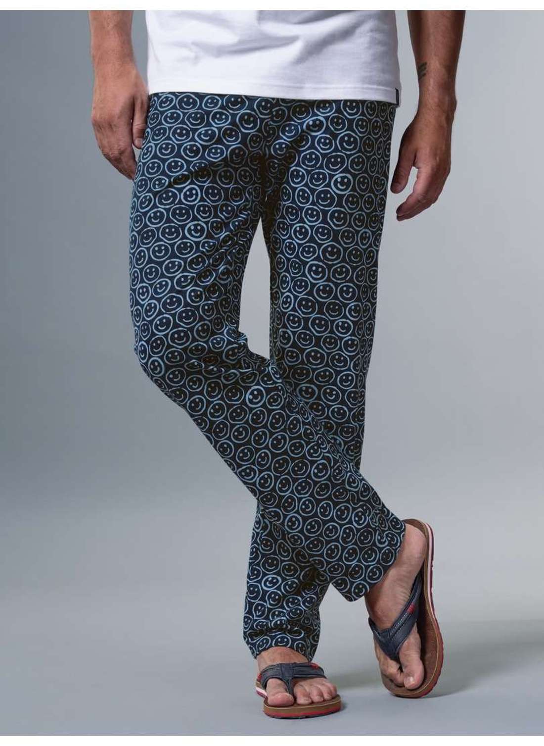 Пижамы TRIGEMA Pyjamahose mit Smiley-Print