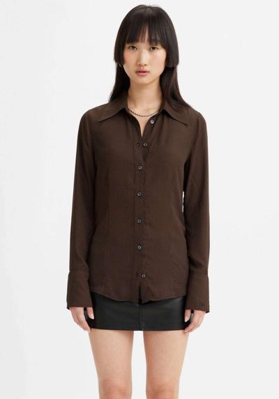 Блузка-рубашка модного минималистичного узора