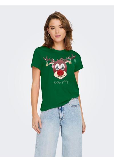 Green Jacket Print:Rudolph bells