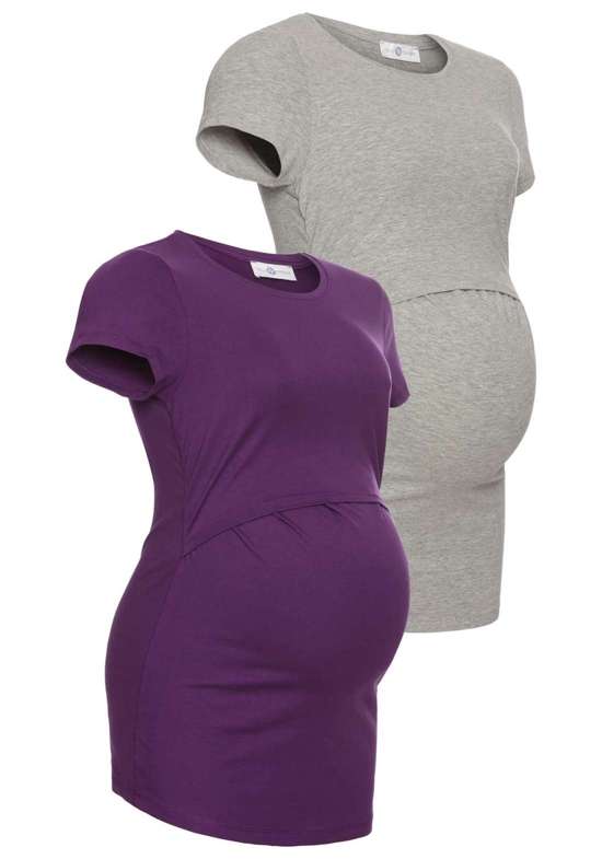 лиловый/серый меланж