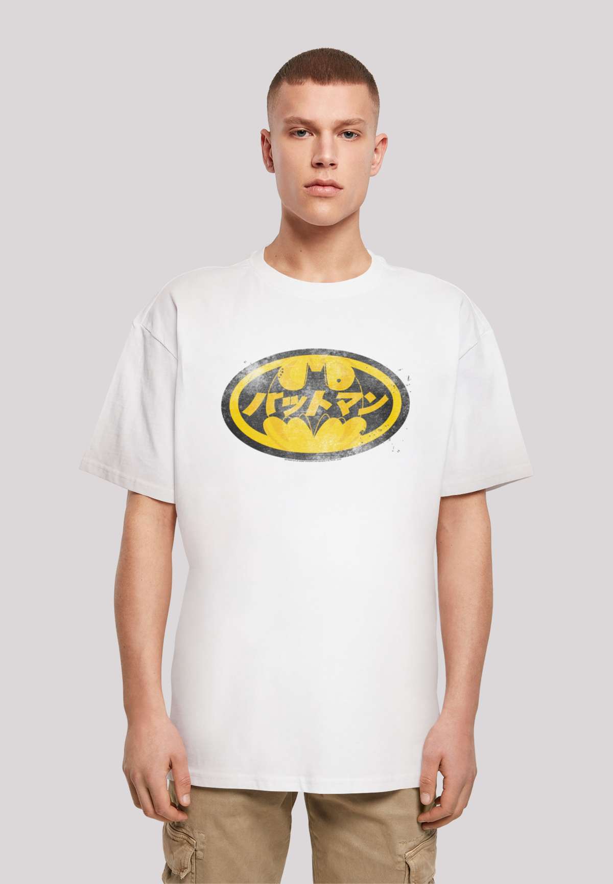 футболка»DC Comics Batman Japanese Logo Yellow«