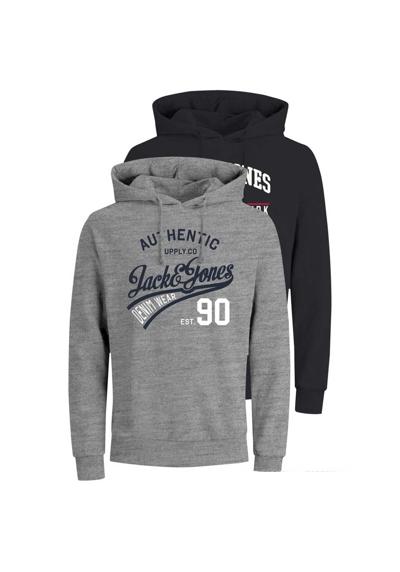 толстовка Sweatshirt JJETHAN SWEAT HOOD 2er Pack