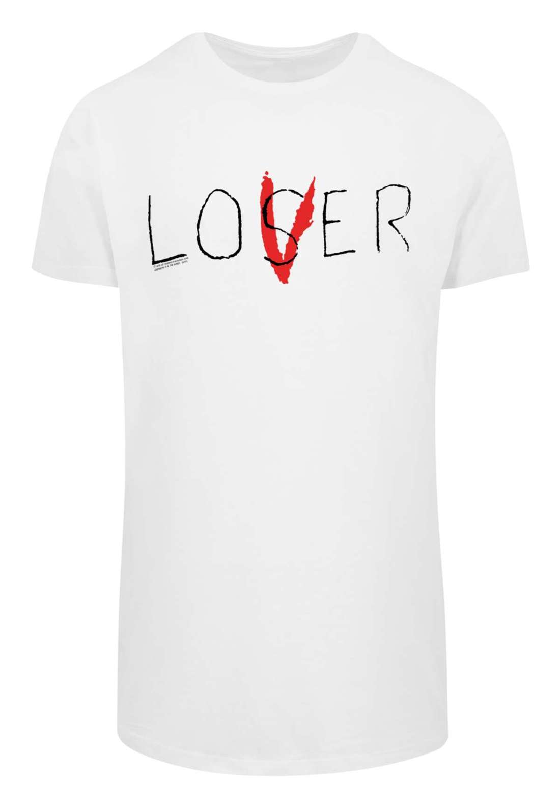 Рубашка с коротким рукавом Herren IT Loser Lover and IT 2017 with Shaped Long Tee