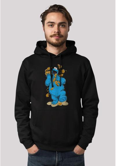 Толстовка с капюшоном Sesamstraße Cookie Monster Cookies Everywere
