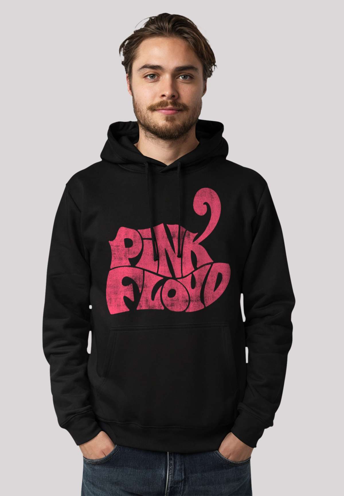 Толстовка с капюшоном Pink Floyd Retro Logo NAVY