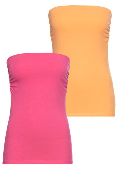 pink + orange