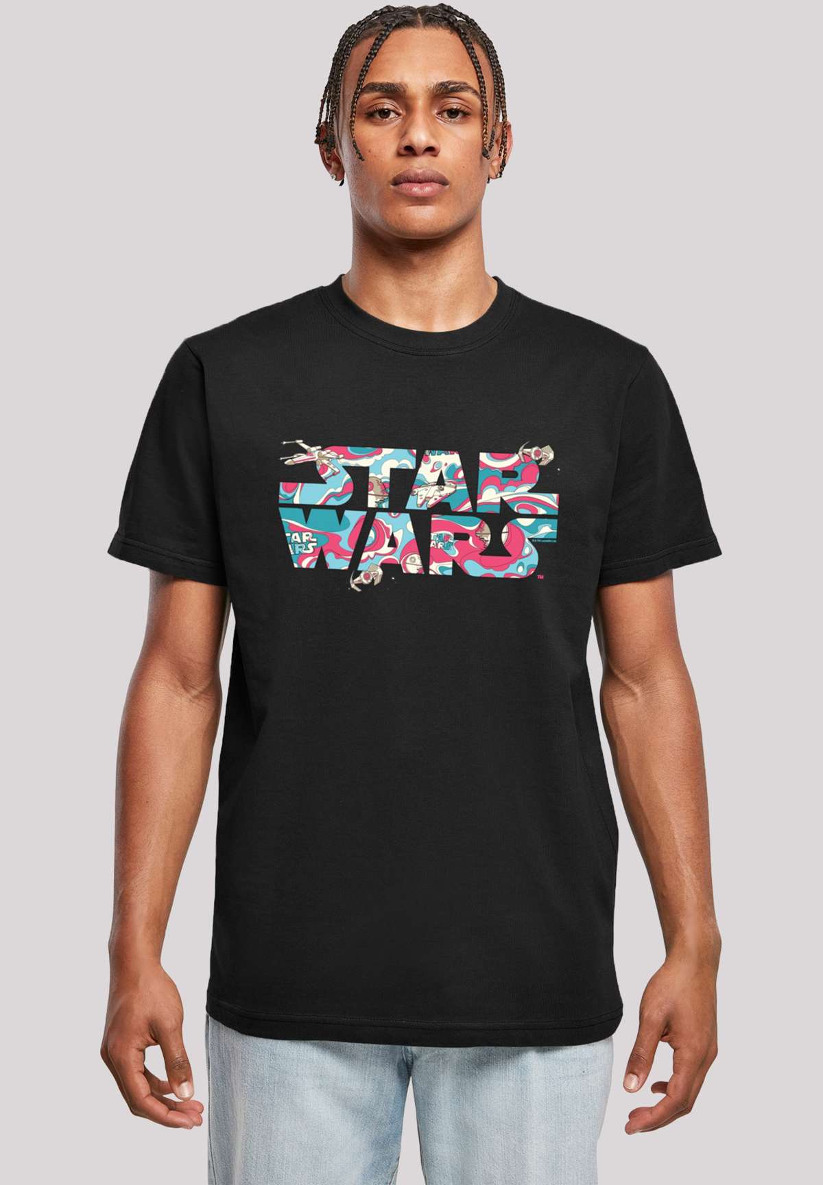 футболка»Star Wars Wavy Ship Logo«